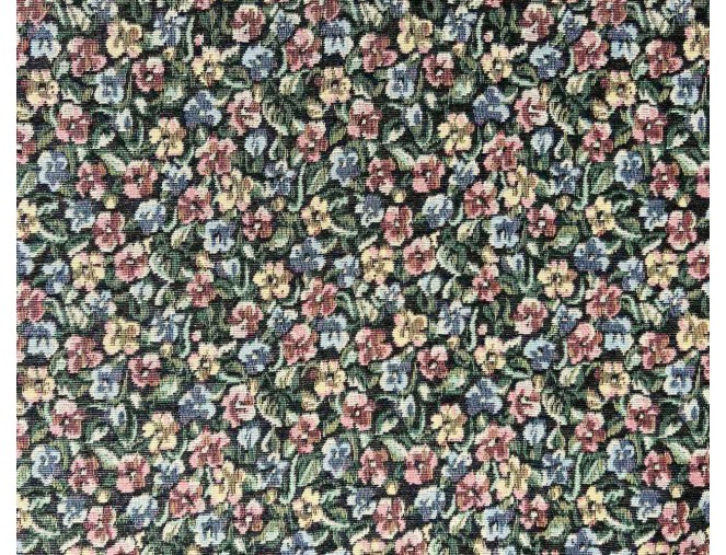 Jacquard Tapestry: Colorful Flowers internetu
