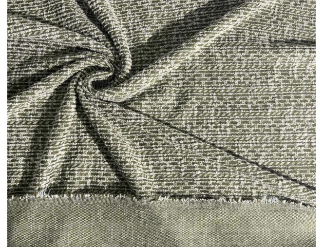 Jacquard Knit Fabric, Greenish pigiau