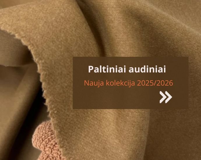 Paltiniai audiniai su vilna